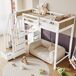 Cama alta para niños Cama alta para niños Blanco
