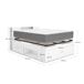 Pack Cama Lanka, Cabecero, Colchón Aurea, Somier Pack Cama Lanka, Cabecero, Colchón Aurea, Somier Blanco