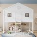 Cama alta para niños Cama alta para niños Blanco