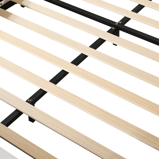Cama de criança 140 x 200 cm - forma de urso - tecido de veludo - Branco