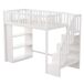 Cama alta para niños 95x253 Cama alta para niños 95x253 Blanco