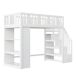 Cama alta para niños 95x253 Cama alta para niños 95x253 Blanco