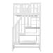 Cama alta para niños 95x253 Cama alta para niños 95x253 Blanco