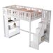 Cama alta para niños 95x253 Cama alta para niños 95x253 Blanco