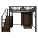 Cama alta para niños 255x145 Cama alta para niños 255x145 Negro