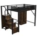 Cama alta para niños 255x145 Cama alta para niños 255x145 Negro