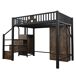 Cama alta para niños 255x145 Cama alta para niños 255x145 Negro