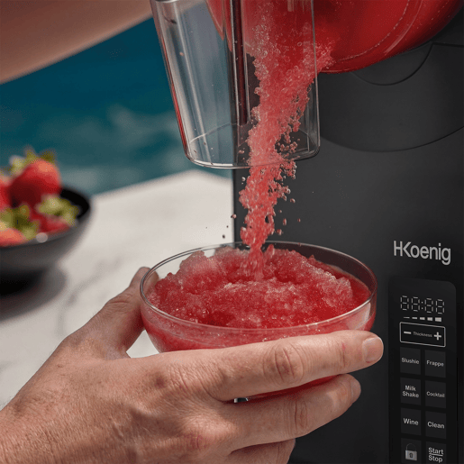 Máquina de granizados SLH800 H.Koenig 2,5L | Máquina slush para frappé, milkshakes e cocktails frozen | 5 programas | Bebidas geladas caseiras Máquina de granizados SLH800 H.Koenig 2,5L | Máquina slush para frappé, milkshakes e cocktails frozen | 5 programas | Bebidas geladas caseiras