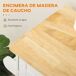 Carro de Cocina Madera de Caucho, MDF HOMCOM, hogar - cocina Carro de Cocina Madera de Caucho, MDF HOMCOM, hogar - cocina Blanco