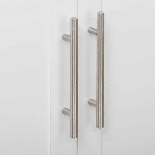 HOMCOM Carrinho de Cozinha com Armário Portas e Prateleira Interior Ajustável Gaveta Barra e Suporte para Temperos Móvel Aparador Auxiliar com Rodas para Sala de Jantar 109x40x89 cm Branco