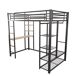 Cama alta para niños 95x204 Cama alta para niños 95x204 Blanco
