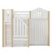 Cama alta para niños 204x143 Cama alta para niños 204x143 Natural/ Blanco