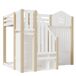 Cama alta para niños 204x143 Cama alta para niños 204x143 Natural/ Blanco