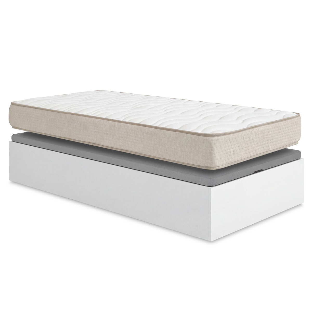 Pack Canapé abatible Nest, Colchón viscoelástico Nova Plus