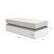 Pack Canapé abatible Nest, Colchón viscoelástico Nova Plus Pack Canapé abatible Nest, Colchón viscoelástico Nova Plus