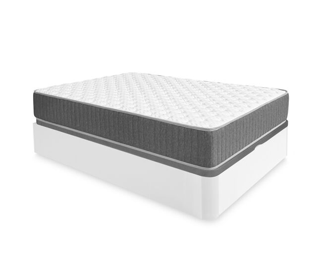 Pack ahorro matrimonio canapé abatible round con colchón viscoelástico y muelles aurea 150 x 190 cm