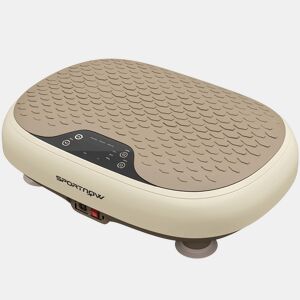 SPORTNOW Plataforma Vibratória 20 Velocidades 3 Programas Plataforma de Vibração Muscular 150W com Ecrã LED Comando à Distância Máquina para Exercício em Casa Emagrecimento Drenagem Linfática