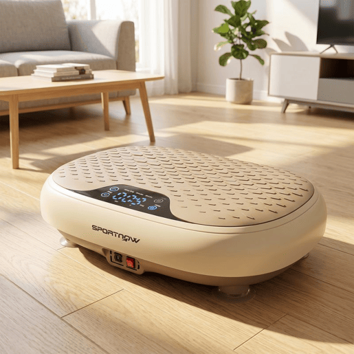 SPORTNOW Plataforma Vibratória 20 Velocidades 3 Programas Plataforma de Vibração Muscular 150W com Ecrã LED Comando à Distância Máquina para Exercício em Casa Emagrecimento Drenagem Linfática