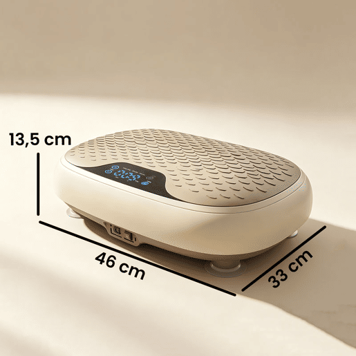 SPORTNOW Plataforma Vibratória 20 Velocidades 3 Programas Plataforma de Vibração Muscular 150W com Ecrã LED Comando à Distância Máquina para Exercício em Casa Emagrecimento Drenagem Linfática