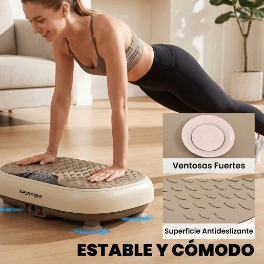 SPORTNOW Plataforma Vibratória 20 Velocidades 3 Programas Plataforma de Vibração Muscular 150W com Ecrã LED Comando à Distância Máquina para Exercício em Casa Emagrecimento Drenagem Linfática