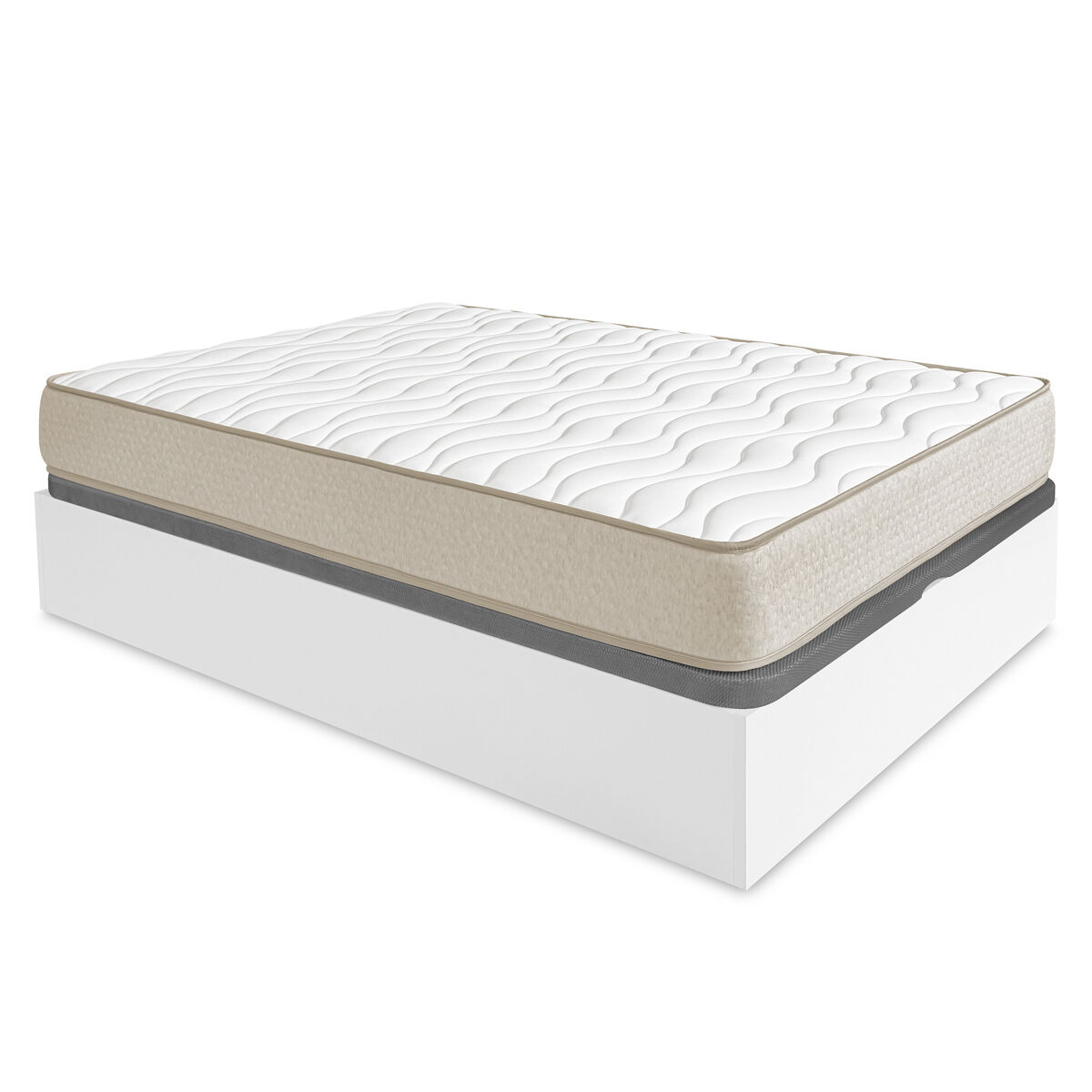 Pack Canapé abatible Nest, Colchón viscoelástico Nova Plus 