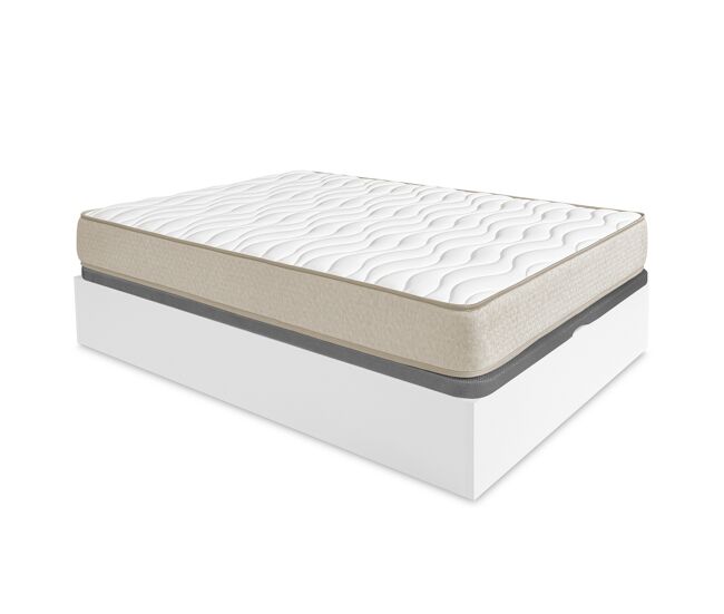 Pack ahorro matrimonio canapé abatible nest con colchón viscoelástico nova plus 150 x 190 cm
