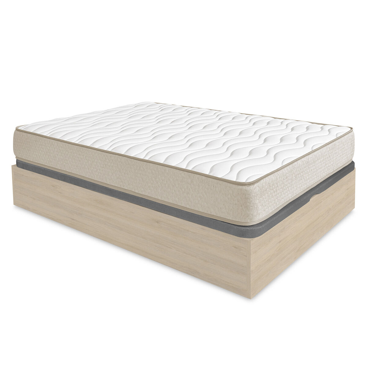 Pack Canapé abatible Nest, Colchón viscoelástico Nova Plus