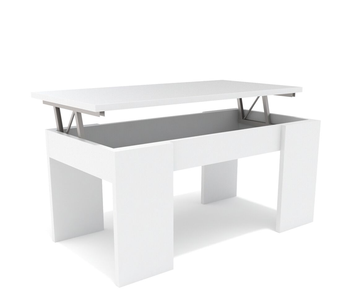 Mesa de centro elevable 90x50