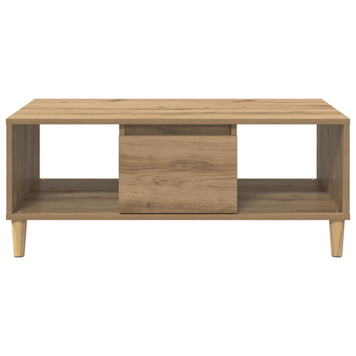 Mesa de Centro, Mesa baixa, com gaveta Carvalho Artesanal 90 x 50 x 26,5 cm