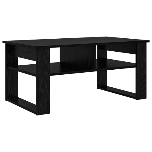 Mesa de Centro, Mesa baixa, com armazenamento Carvalho Preto 96 x 54 x 44 cm