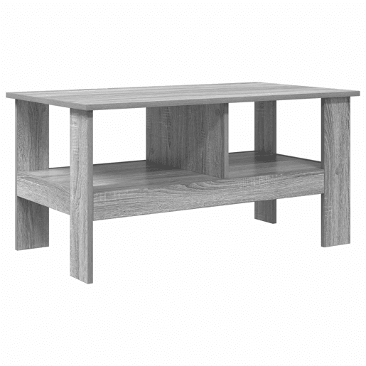 Mesa de Centro, Mesa baixa, Cinza Sonoma 90 x 50 x 45 cm Madeira processada
