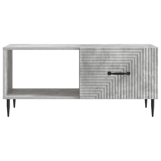 Mesa de Centro, Mesa baixa, Cinzento Cimento 90 x 50 x 40 cm