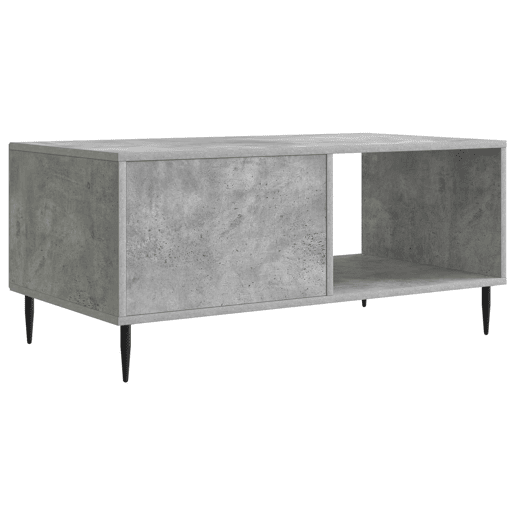 Mesa de Centro, Mesa baixa, Cinzento Cimento 90 x 50 x 40 cm