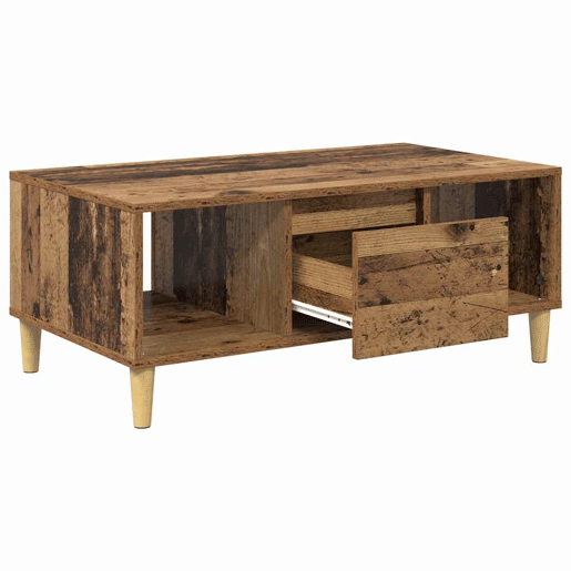 Mesa de Centro, Mesa baixa, com gaveta Madeira Antiga 90 x 50 x 26,5 cm
