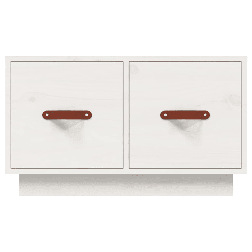 Mesa de Centro, Mesa baixa, 60x53x35 cm pinho maciço branco
