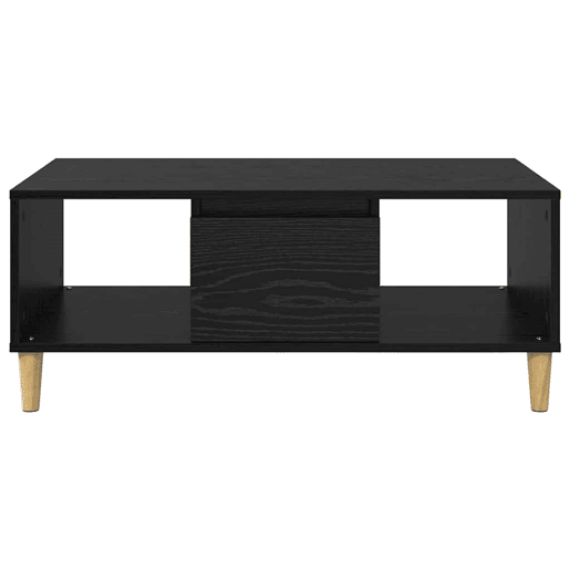 Mesa de Centro, Mesa baixa, com gaveta Carvalho Preto 90 x 50 x 26,5 cm