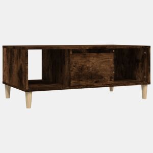 Mesa de Centro, Mesa baixa, 90x50x36,5 cm derivados madeira carvalho fumado