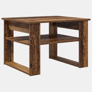 Mesa de Centro, Mesa baixa, com armazenamento Madeira antiga 64 x 54 x 44 cm