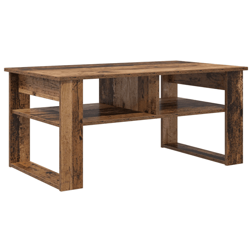 Mesa de Centro, Mesa baixa, com armazenamento Madeira antiga 96 x 54 x 44 cm