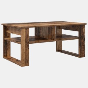 Mesa de Centro, Mesa baixa, com armazenamento Madeira antiga 96 x 54 x 44 cm