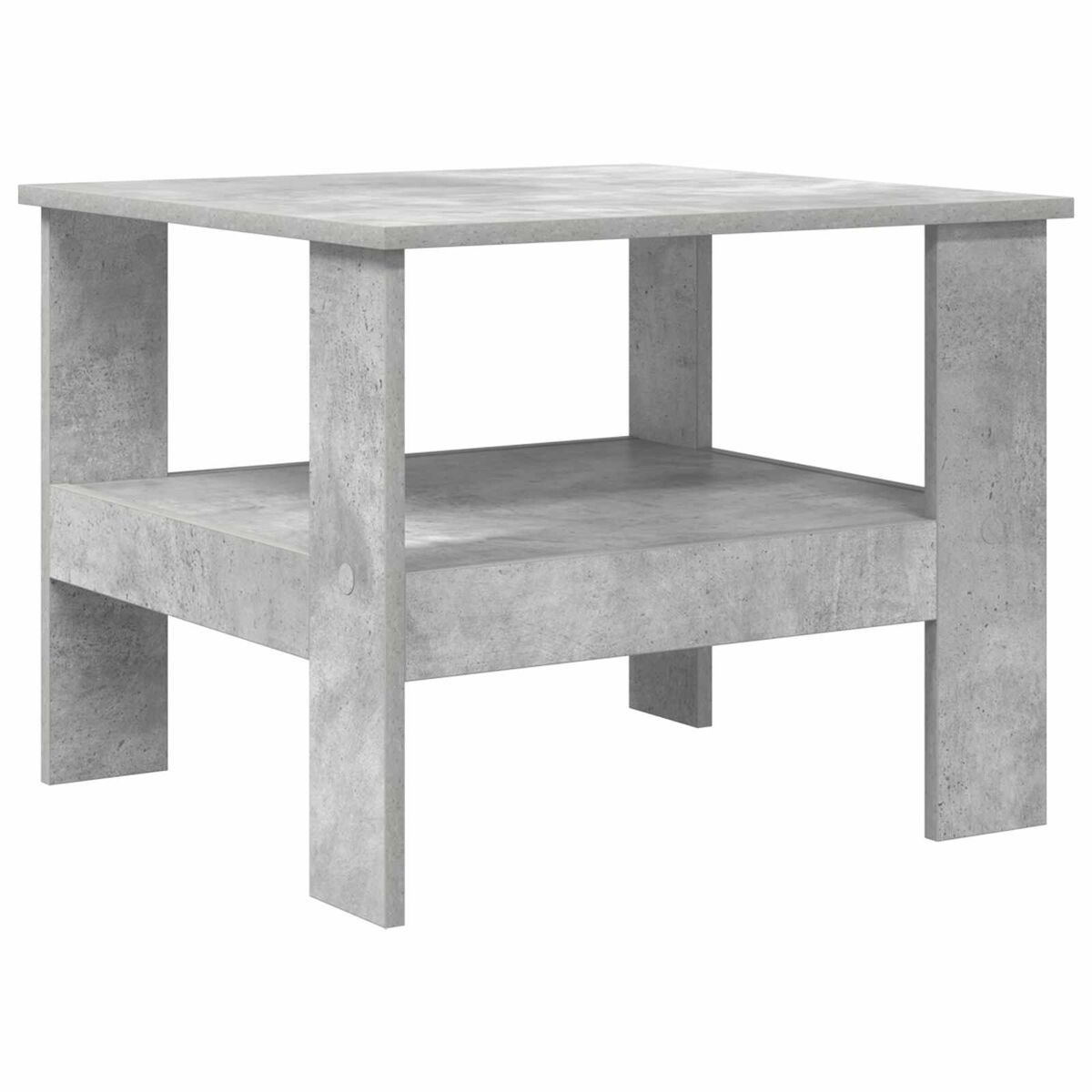 mesa de cafe - mesa de centro - mesa baja gris concreto 57 x 55 x 45 cm madera de ingenieria