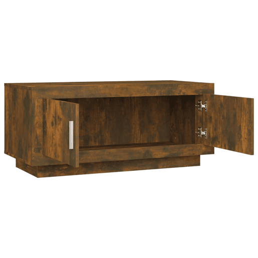 Mesa de Centro, Mesa baixa, 102x50x45 cm derivados madeira carvalho fumado