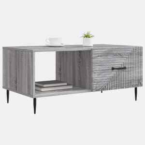 Mesa de Centro, Mesa baixa, Sonoma Cinzento 90 x 50 x 40 cm