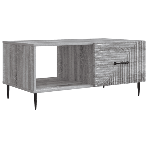 Mesa de Centro, Mesa baixa, Sonoma Cinzento 90 x 50 x 40 cm