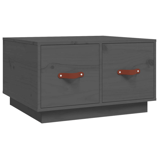 Mesa de Centro, Mesa baixa, 60x53x35 cm pinho maciço cinza