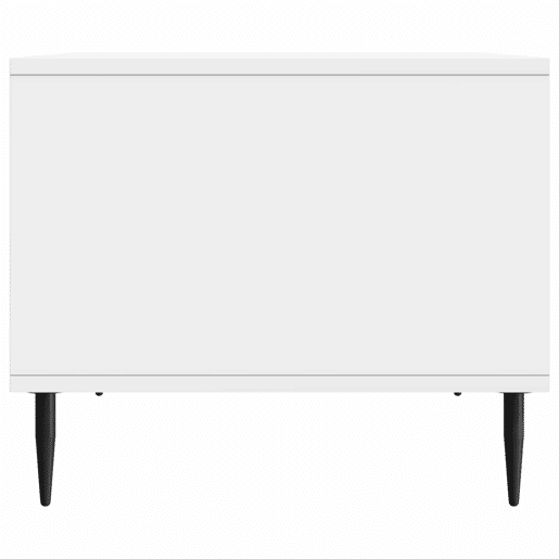 Mesa de Centro, Mesa baixa, Branco Brilhante 90 x 50 x 40 cm