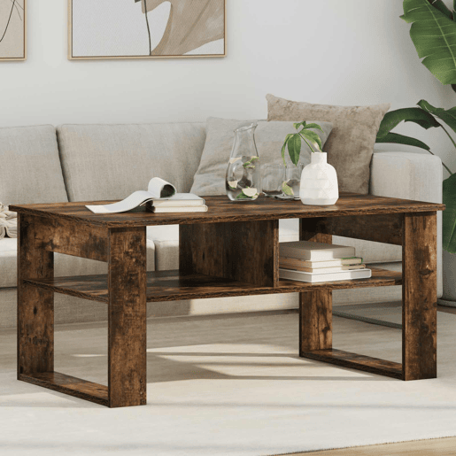 Mesa de Centro, Mesa baixa, Carvalho Defumado 96 x 54 x 44 cm