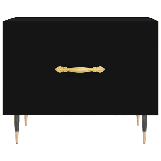 Mesa de Centro, Mesa baixa, 50x50x40 cm derivados de madeira preto