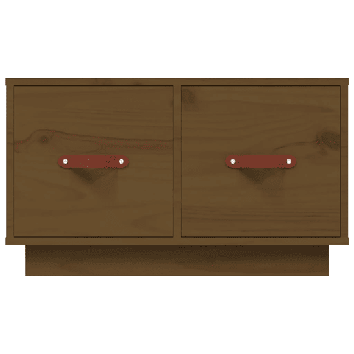 Mesa de Centro, Mesa baixa, 60x53x35 cm pinho maciço castanho mel