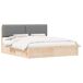 Estructura de cama matrimonial 205x205 Estructura de cama matrimonial 205x205 Blanco/ Gris Claro